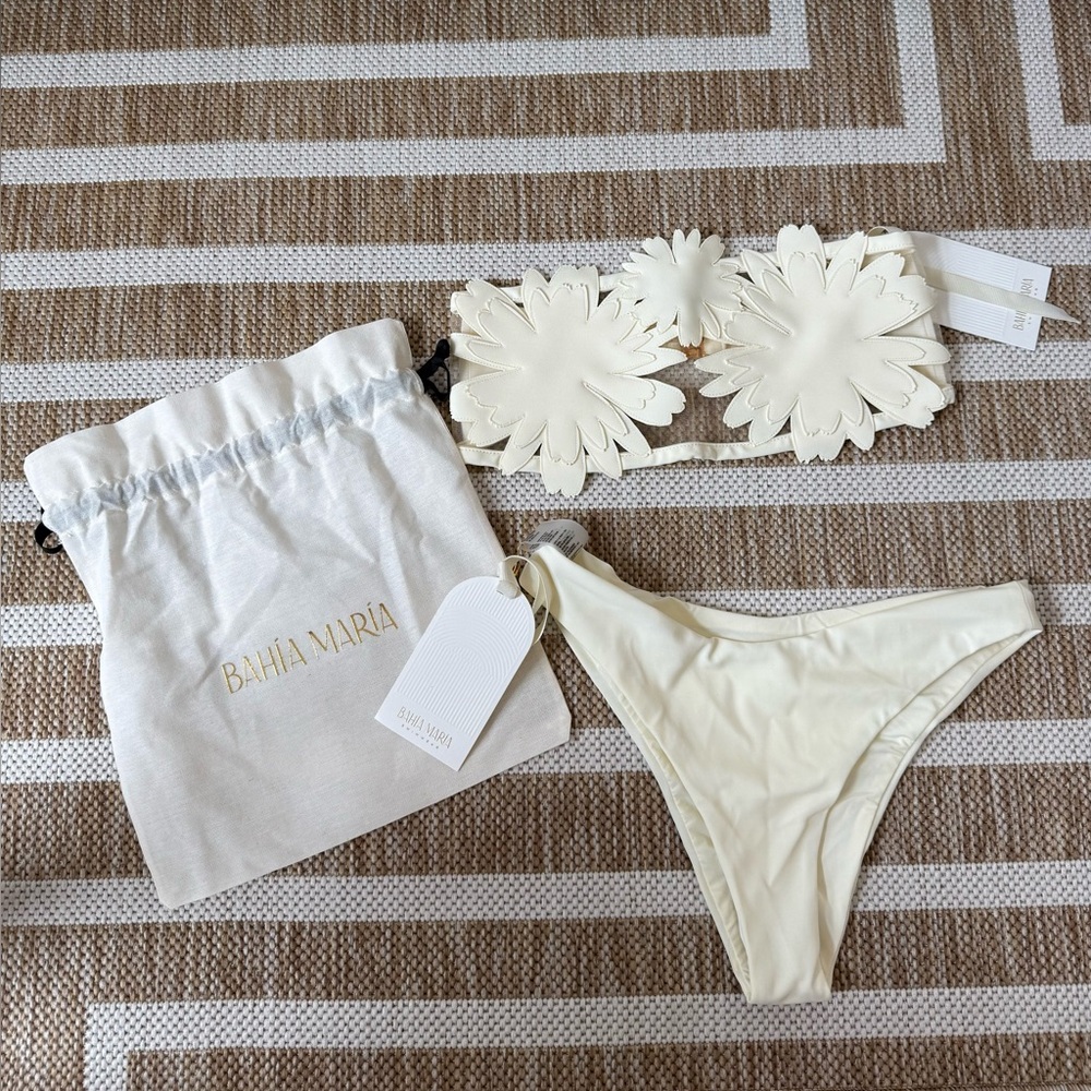 NWT Bahia Maria Ivory Bikini